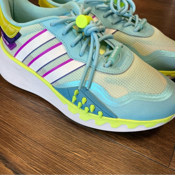 Adidas Choigo Hazy Sky Hi-Res Yellow SZ 8 - Picture 4 of 8